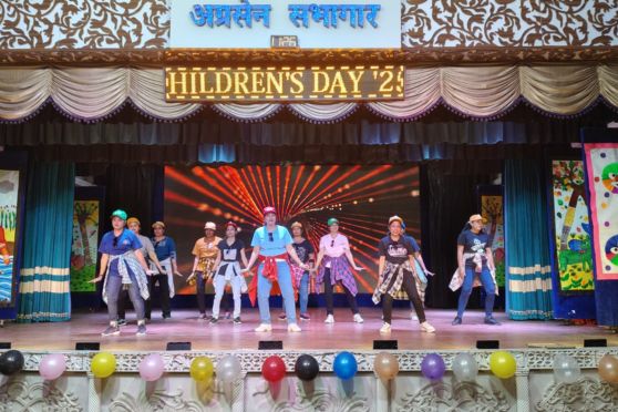 Agrasain Balika Siksha Sadan, Howrah, celebrated Children’s Day with festive enthusiasm, honouring the legacy of Pandit Jawaharlal Nehru through a day-long programme organised in three phases for classes VI–VII, VIII–IX, and X–XII. The event began with a welcome address, ceremonial lamp lighting and tributes to deities, Maharaja Agrasain, Nehru and the school’s founder Chairman Late Shri Basudeo Tikmany. The Chairman, Shri Satya Narayanji Agarwal (Deoralia), graced the occasion, and an audio-visual presentation highlighted the importance of education and moral development.