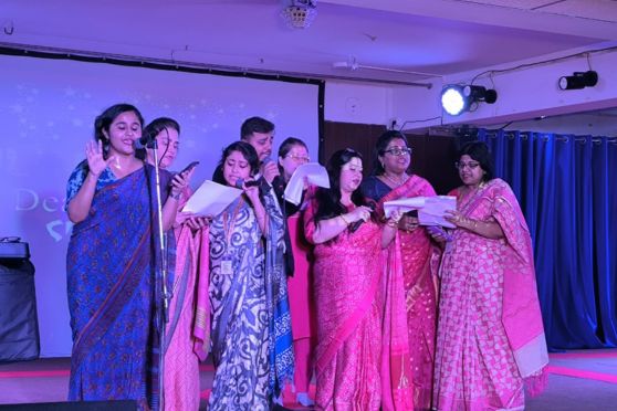 At IEM Public School, Kolkata, Children’s Day was a colourful and lively celebration. Teachers performed entertaining skits, songs and dances to express their love and appreciation. The atmosphere reflected joy and togetherness as students came dressed in bright attire.