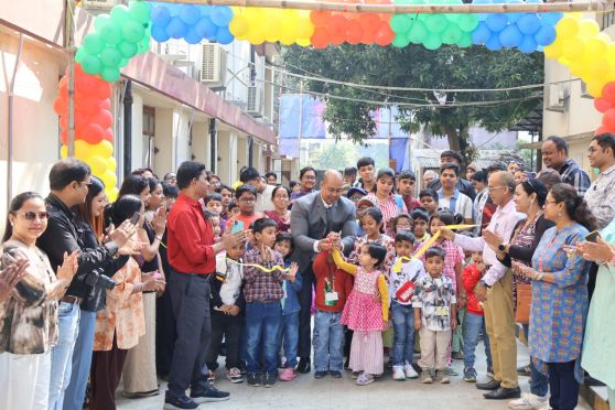 Julien Day School, Kalyani, celebrated Children’s Day with a vibrant carnival inaugurated by Principal Mr. G. D’Souza. Students indulged in delicious food and energetic games, enjoying every moment of the lively celebration.