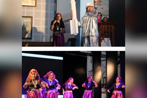 La Martiniere for Girls School, Kolkata,  hosted an unforgettable Children’s Day celebration featuring colourful dances, skits, and meaningful presentations. A standout moment was the Chandrayaan-themed skit led by the Principal, whose humour uplifted the audience and made the performance both educational and entertaining.