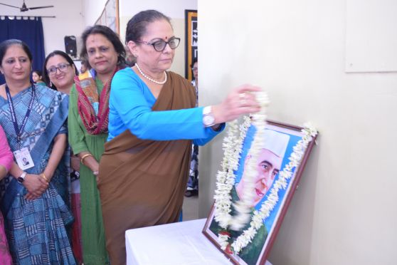 Lakshmipat Singhania Academy, Kolkata, marked Children’s Day with a vibrant cultural showcase. The Principal and Director began the ceremony by garlanding Nehru’s portrait, remembering his love for children. Teachers performed songs, nursery rhyme medleys, rap pieces, and group dances.