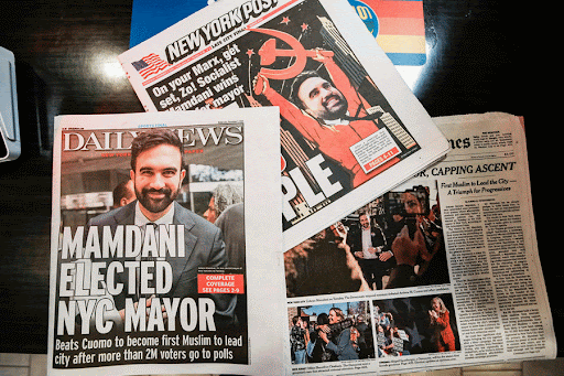Zohran Mamdani poses for a photo, during the New York City mayoral election