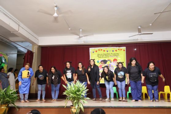 Teachers scripted humorous skits that delivered meaningful educational messages while keeping students entertained with playful dialogue. Vivid dance performances and engaging acts kept the audience enthralled throughout. The programme concluded with blessings from the Principal, thoughtful thank-you notes from student representatives, and the distribution of snack boxes for all.