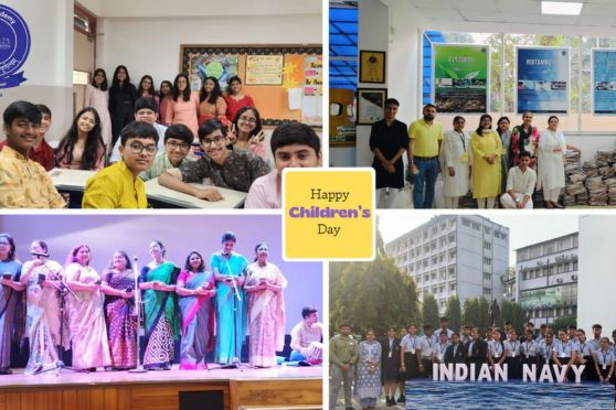 The school also conducted an Old Newspaper Collection Drive to promote recycling and sustainability, and students attended the Indian Navy Band Concert at INS Netaji Subhash. The celebration concluded with ‘Sphurti,’ the Inter-house Cultural Fest, where students showcased their talents before enjoying a spirited performance by teachers.