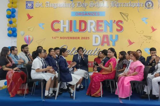 St Augustine’s Day School, Barrackpore celebrated Children’s Day with a lively programme featuring dance routines, musical acts, recitations, and a colourful fashion show by teachers. Students loved watching their mentors perform, turning the event into a warm, interactive celebration.