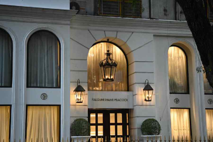 The Falguni Shane Peacock store on Lee Road. 