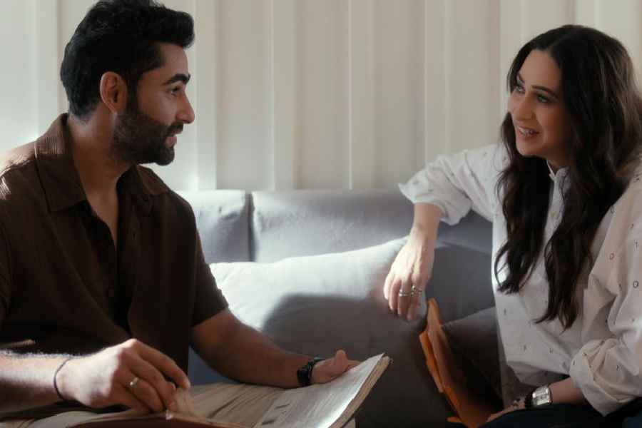 Armaan Jain with Karisma Kapoor