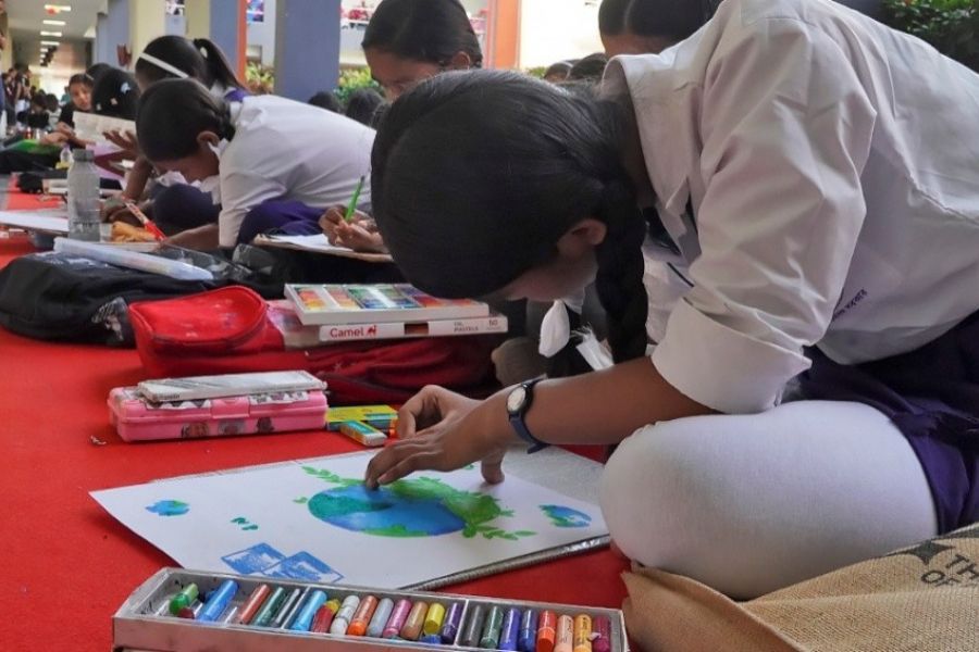 The ever-popular Sit & Draw Competition was held, drawing excitement and creativity from the children.