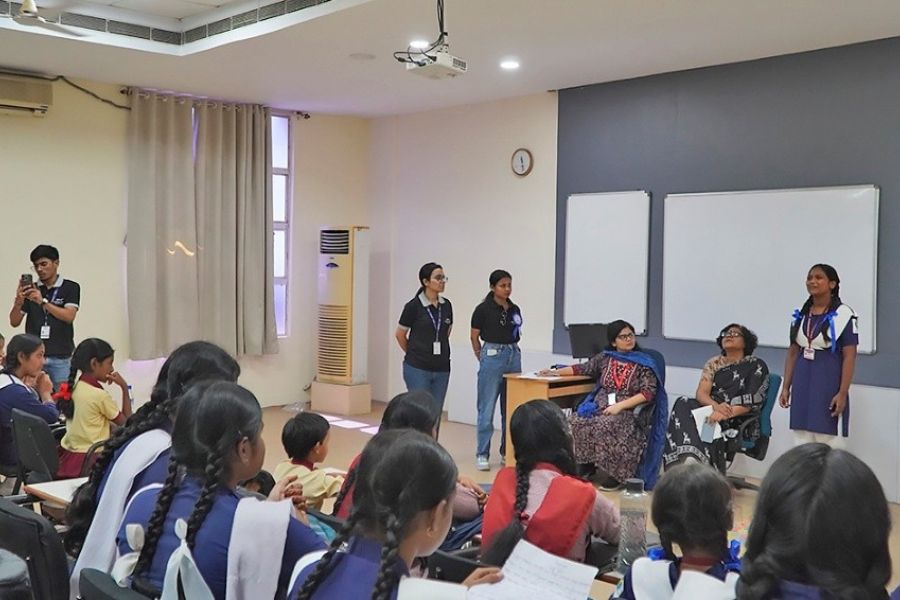 The Recitation event was another major attraction at Kalyani Ananda Utsav, which saw wholehearted participation from the children.
