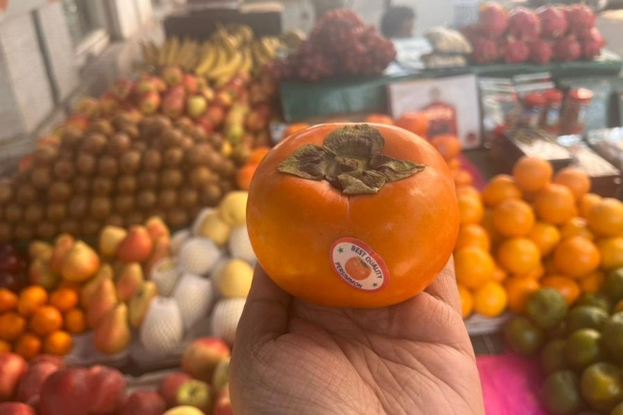 Persimmon, known as the ‘immortal fruit’, has become a new exotic favourite in Kolkata’s winter markets