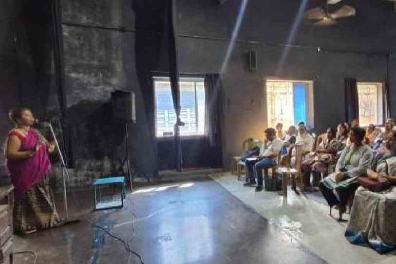An open forum of Association of Bidhannagar Residents in CK Block. Picture by Shatadipa Bhattacharya