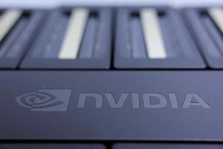 Nvidia controls about 90 per cent of the market for AI chips and its financial performance has become a bellwether for the tech industry