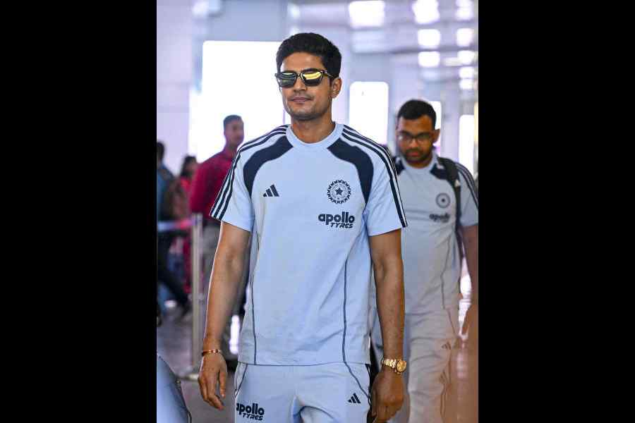 Shubman Gill in Guwahati on Wednesday.