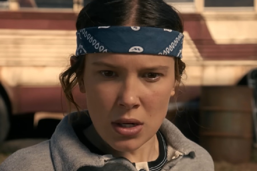 Millie Bobby Brown as Eleven in ‘Stranger Things’ S5