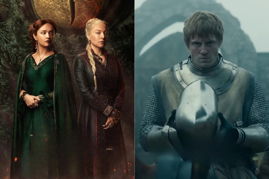 Posters of (left) ‘House of the Dragon’, (right) ‘A Knight of the Seven Kingdoms’