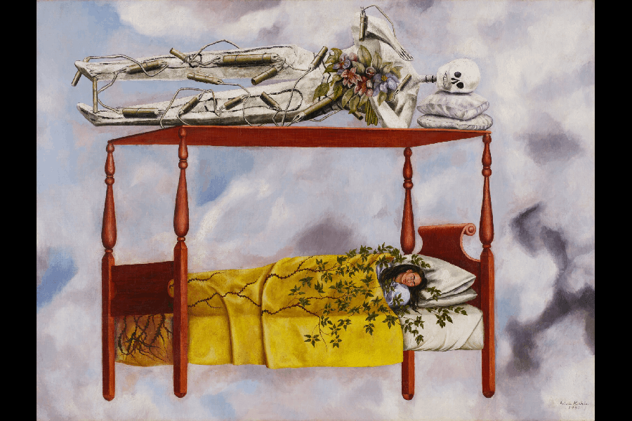 'El sueno (La cama)' by Frida Kahlo
