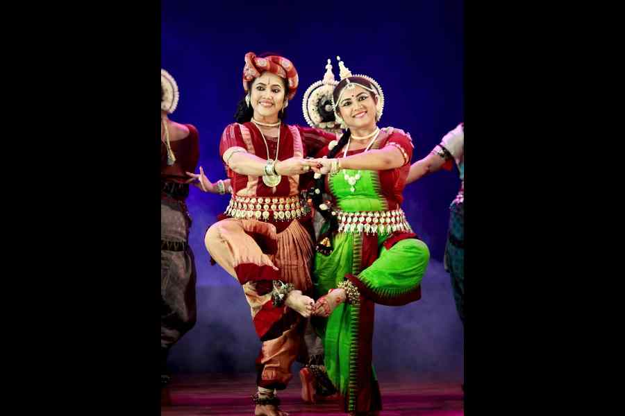 A moment from Bilwamangala by Mayur Lalit Dance Academy.