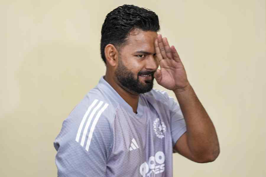 Rishabh Pant on Friday.