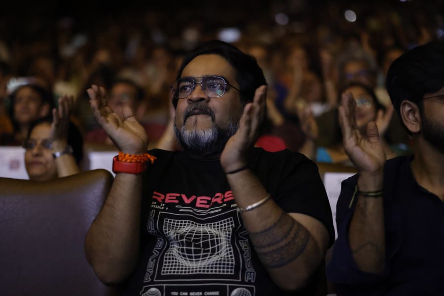 Ratul Shankar soaking in the music