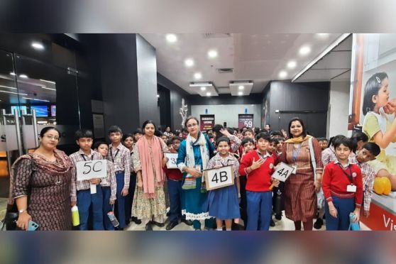Beyond entertainment, the cinematic experience also served as a meaningful learning opportunity. The film’s powerful messages on bravery, responsibility and kindness resonated deeply with the children, leaving them inspired. The outing concluded with cheerful faces, shared laughter and unforgettable moments — a delightful celebration that perfectly captured the true spirit of Children’s Day.