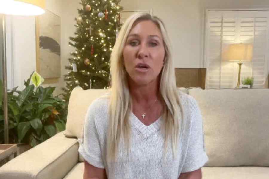 Marjorie Taylor Greene announces her resignation on Friday.