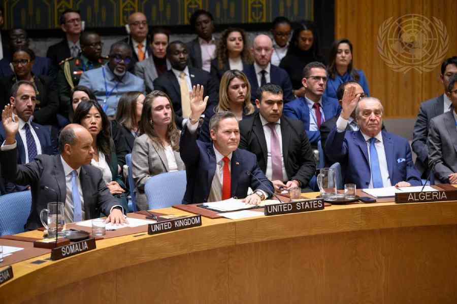 The United Nations Security Council adopted a resolution — Resolution 2803(2025) — on Monday, November 17, on the situation in the Middle East, specifically on the war between Israel and Hamas