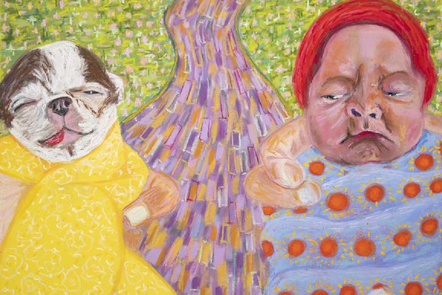 ART AVATAR: Hura’s paintings Friends with kids