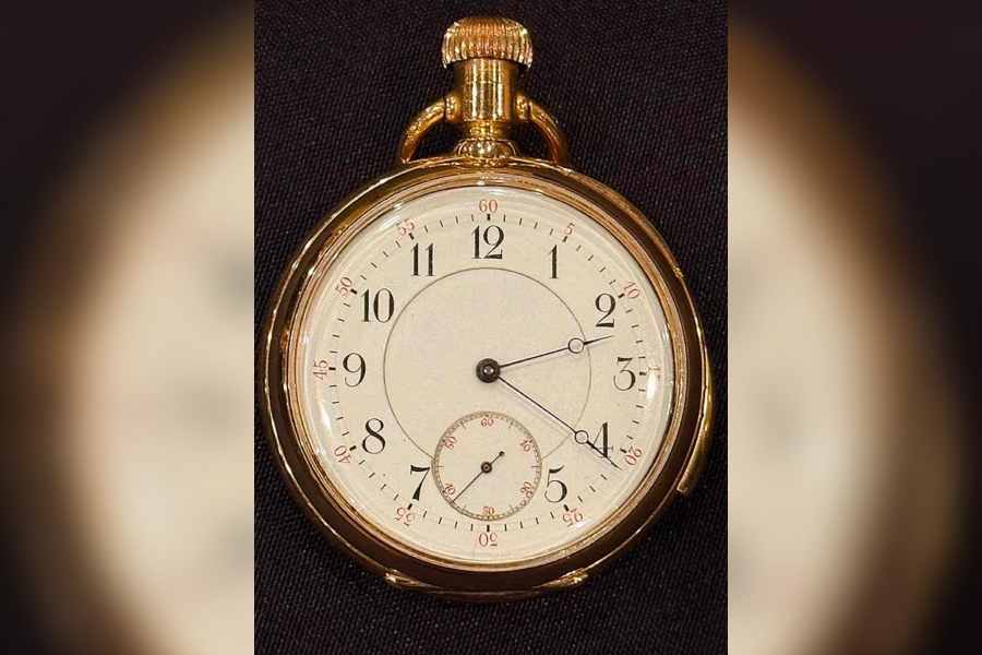 The pocket watch from Titanic passenger Isidor Straus sold for $2.3 million