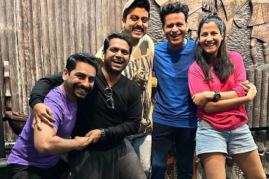 Shreya Dhanwanthary on the sets of ‘The Family Man 3’