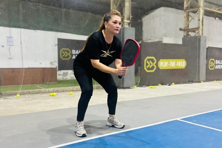 Known for her salon, Bridgette Jones has rekindled her love for sport after picking up pickleball recently 