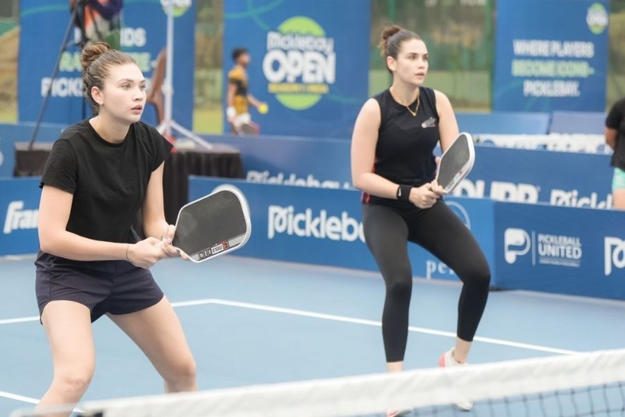 Rachael and Danielle Jones have been competing at various pickleball competitions across the country 