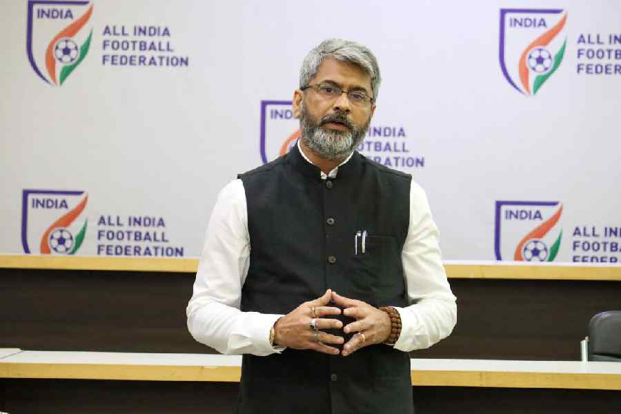 AIFF president Kalyan Chaubey