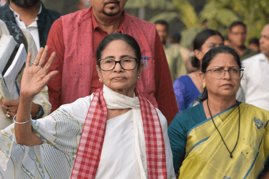 Chief minister Mamata Banerjee at a rally in Bangaon, West Bengal, 25 November, 2025