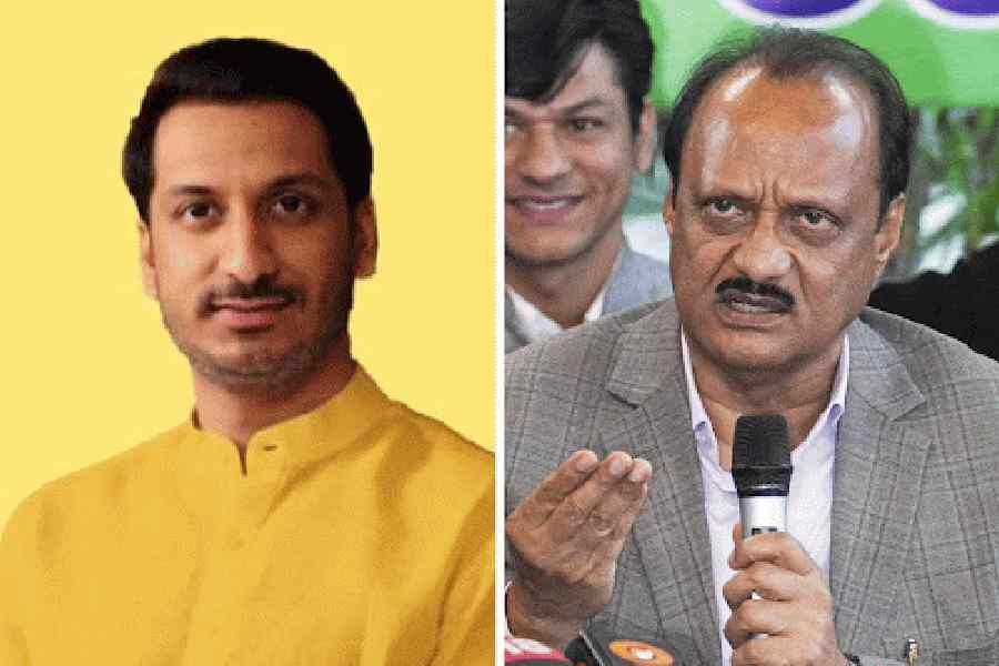 Parth Pawar and Ajit Pawar