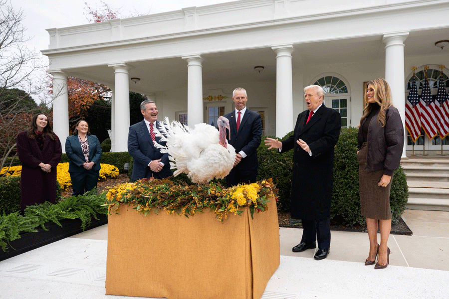 The 2025 White House Turkey Pardoning Ceremony - November 25, 2025
