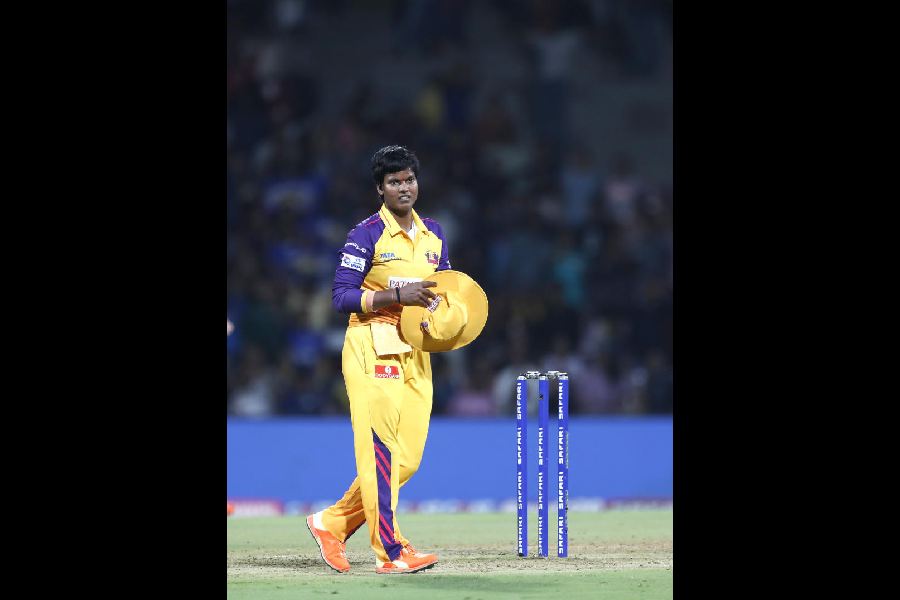 Deepti Sharma, during her stint with UP Warriorz in the WPL. 