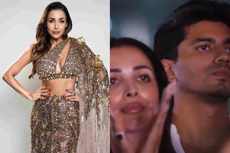 A video of actress Malaika Arora leaving the Mumbai airport with diamond merchant Harsh Mehta sparks dating rumours