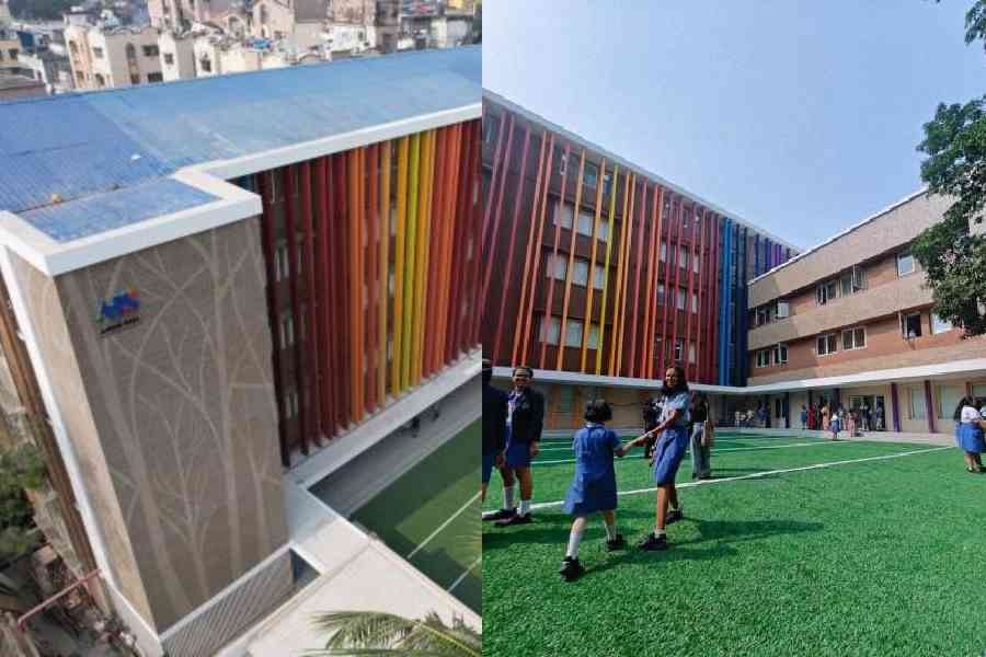 The new senior school building of GD Birla Centre for Education in Garia 