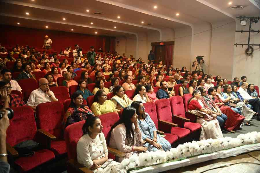 The audience at the programme. Picture by Bishwarup Dutta