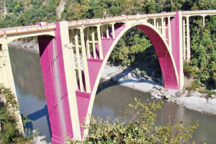 The Coronation Bridge over the Teesta at Sevoke. File picture 