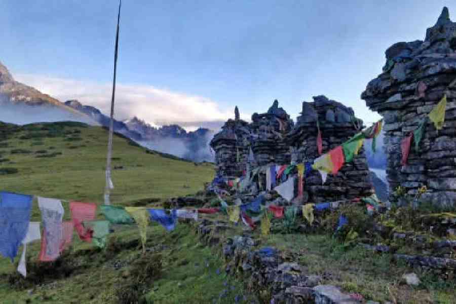 The Kangchendzonga National Park, located in the heart of the Himalayan range, in Sikkim. File picture