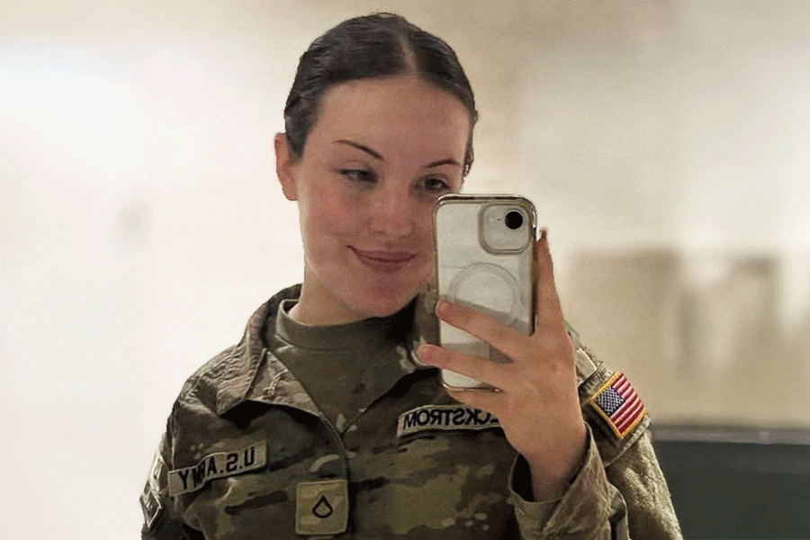 U.S. Army Spc. Sarah Beckstrom, a West Virginia National Guard Soldier with the 863rd Military Police Company, who was killed in a shooting near the Farragut Square Metro Station in Washington, D.C., November 26, 2025