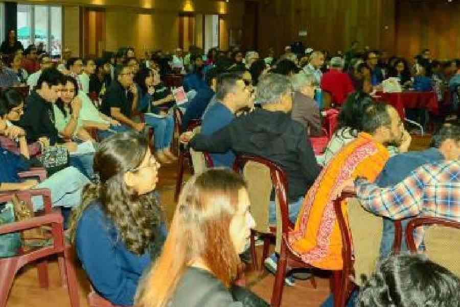 Participants in the quiz at Dalhousie Institute on Sunday