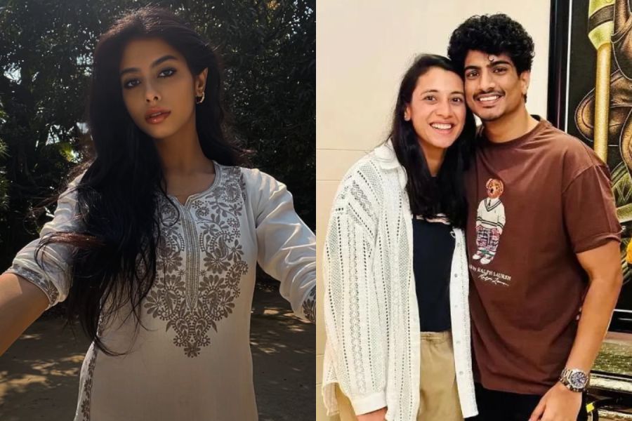 Nandika Dwivedi; Palaash Muchhal and Smriti Mandhana