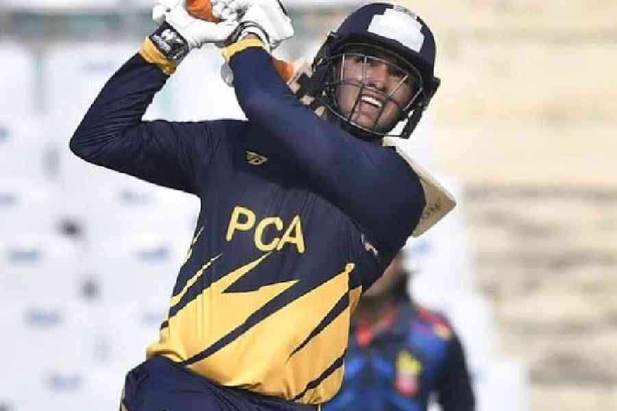Abhishek Sharma smashed a 12-ball fifty in the Syed Mushtaq Ali Trophy in Hyderabad on Sunday