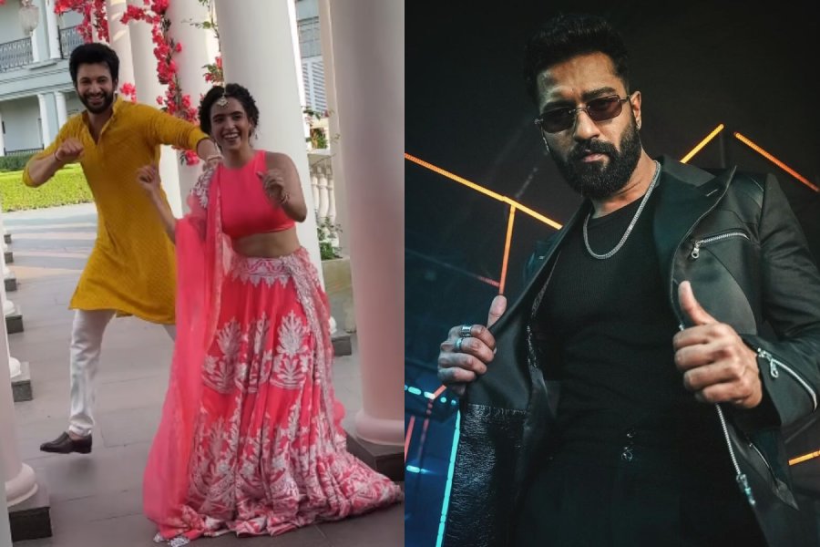 Sanya Malhotra and Rohit Saraf dances Tauba Tauba