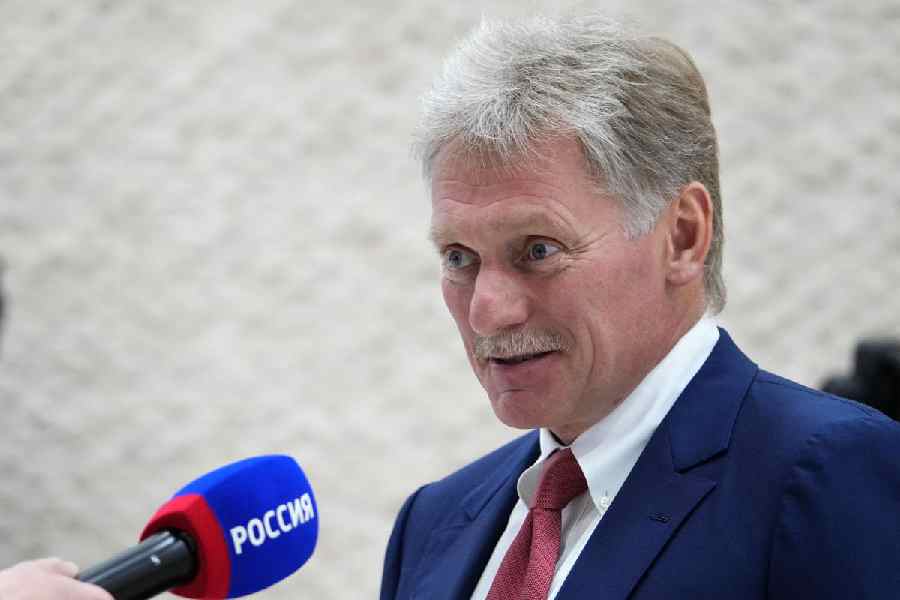 Russia's Kremlin spokesman Dmitry Peskov.