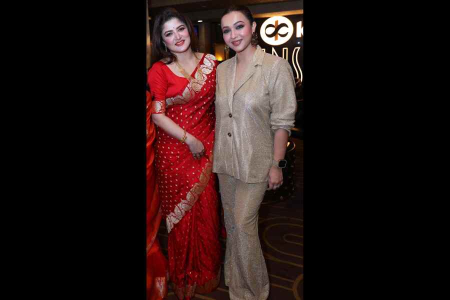 Srabanti Chatterjee and Koushani Mukherjee