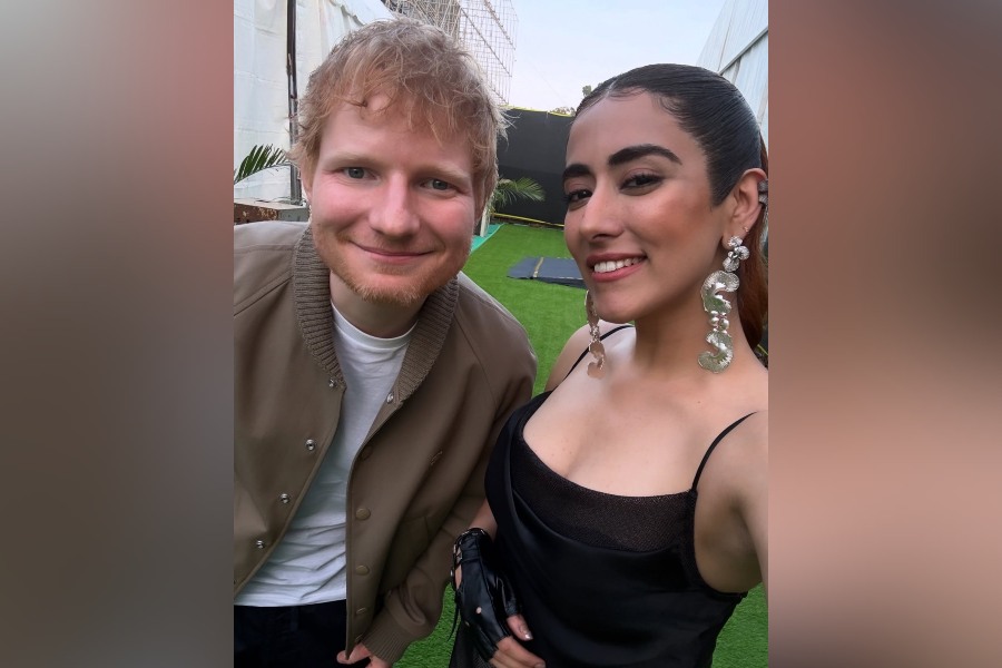 Ed Sheeran with Jonita Gandhi
