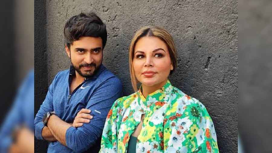 Rakhi Sawant with husband Adil Durrani